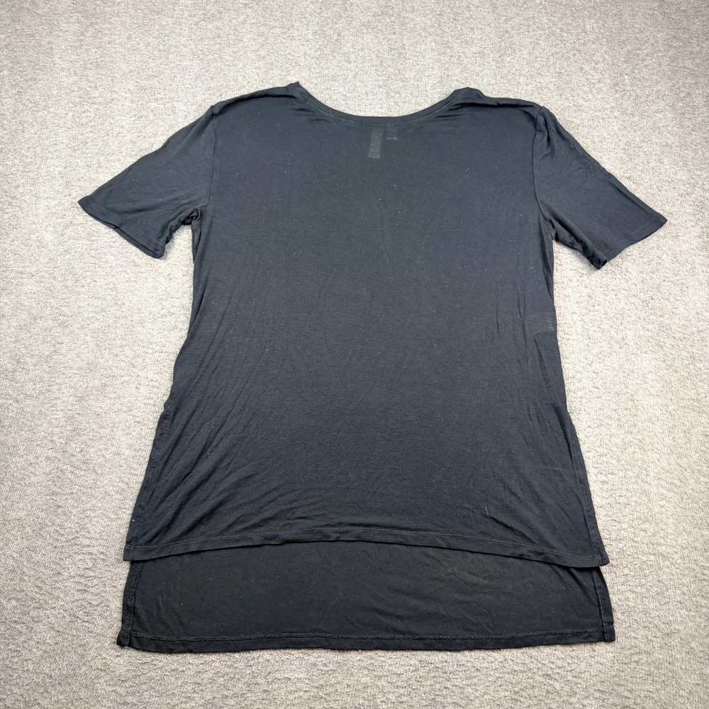 BP Nordstrom Black High Low‎ Women's XS Hem Short Sleeve Tee BP337532MI